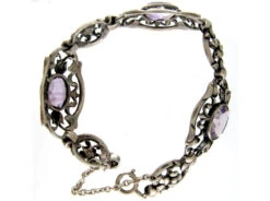 Silver & Amethyst Bracelet 13 Silver & Amethyst Bracelet -Antique Jewellery Company 3c1321206749 490