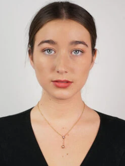 Art Deco Two Diamond Drop Pendant In Original Case -Antique Jewellery Company 3e00346d nsf05212