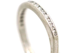 18ct White Gold Tramline Set Diamond Eternity Ring 12 18ct White Gold Tramline Set Diamond Eternity Ring -Antique Jewellery Company 3e2a3344 dsc07889 scaled 1