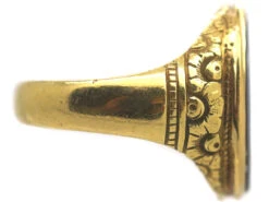 Victorian 18ct Gold Carnelian Intaglio Of A Crest Signet Ring -Antique Jewellery Company 3f4330a3 dsc00237 scaled 1