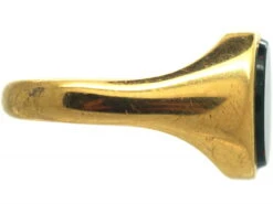 18ct Gold Signet Ring Set With A Bloodstone 14 18ct Gold Signet Ring Set With A Bloodstone -Antique Jewellery Company 3f69199a dsc05837 scaled 1