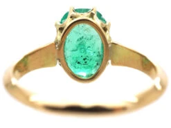 Edwardian 18ct Gold & Emerald Ring 11 Edwardian 18ct Gold & Emerald Ring -Antique Jewellery Company 401a4504 dsc00677