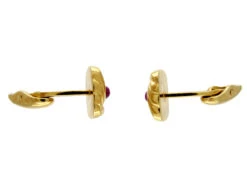 Kutchinsky Ruby 18ct Gold Cufflinks -Antique Jewellery Company 40e