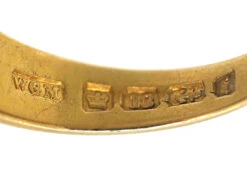 Victorian 18ct Gold Ring Set With Five Diamonds In Square Settings 14 Victorian 18ct Gold Ring Set With Five Diamonds In Square Settings -Antique Jewellery Company 416b3b4e dsc03840 scaled 1