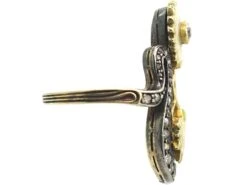 Art Nouveau 18ct Gold Diamond & Enamel Flowers Ring 12 Art Nouveau 18ct Gold Diamond & Enamel Flowers Ring -Antique Jewellery Company 450f3f26 dsc00778 scaled 1