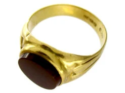 Carnelian 18ct Signet Ring -Antique Jewellery Company 45b1264465999 920