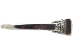 Art Deco Platinum, Diamond Solitaire Ring With Step Cut Shoulders Set With Diamonds -Antique Jewellery Company 460af328 dsc04691 scaled 1