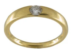 Single Diamond In Wedding Band 6 Single Diamond In Wedding Band -Antique Jewellery Company 46 c