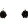 Bohemian Garnet Flower Earrings -Antique Jewellery Company 48a