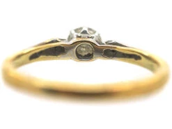 22ct Gold & Platinum Diamond Solitaire Ring With Diamond Set Shoulders 14 22ct Gold & Platinum Diamond Solitaire Ring With Diamond Set Shoulders -Antique Jewellery Company 49e7aa26 dsc07124 scaled 1