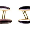 Amethyst Long Oval Cufflinks -Antique Jewellery Company 4a1264467666 297