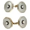 Mother Of Pearl & 9ct Gold Cufflinks 1 Mother Of Pearl & 9ct Gold Cufflinks -Antique Jewellery Company 4a1288961974 336