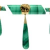 Russian Malachite Brooch & Earrings 1 Russian Malachite Brooch & Earrings -Antique Jewellery Company 4a1297211515 931