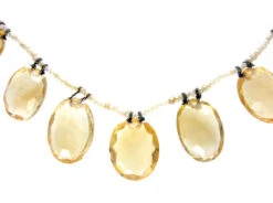 Citrine & Natural Pearls Necklace 6 Citrine & Natural Pearls Necklace -Antique Jewellery Company 4b1299600565 311