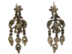 Georgian Cut Steel Drop Earrings -Antique Jewellery Company 4b1328616742 104