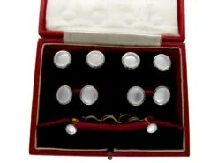 Gold Cufflinks, Buttons & Studs Set -Antique Jewellery Company 4b3 1024x768 1