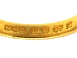 Art Deco 22ct Gold Wedding Ring With Ornate Decoration -Antique Jewellery Company 4b4a58f0 dsc03883 scaled 1