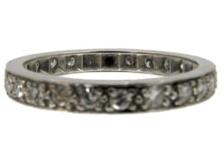 Emerald 18ct White Gold Eternity Ring 9 Emerald 18ct White Gold Eternity Ring -Antique Jewellery Company 4d1325178497 918