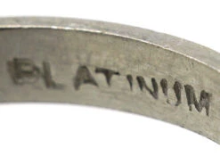 Art Deco Platinum Wedding Band 9 Art Deco Platinum Wedding Band -Antique Jewellery Company 51e9c6c3 dsc00041