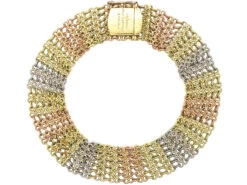 Edwardian Two Colour Gold & Platinum Bracelet 8 Edwardian Two Colour Gold & Platinum Bracelet -Antique Jewellery Company 5208ec08 dsc05122 scaled 1