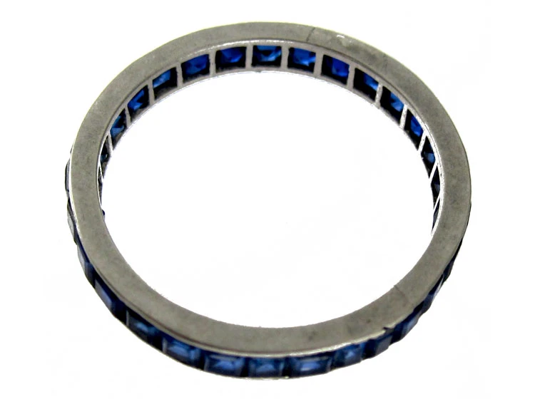 Sapphire Eternity Ring 4 Sapphire Eternity Ring - Image 2