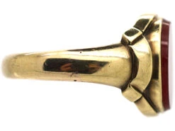 Victorian 9ct Gold & Carnelian Signet Ring -Antique Jewellery Company 55a36f34 dsc09591