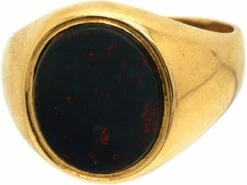 Edwardian 18ct Gold Signet Ring Set With A Plain Bloodstone 17 Edwardian 18ct Gold Signet Ring Set With A Plain Bloodstone -Antique Jewellery Company 56c8b2e4 dsc00399 scaled 1