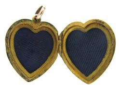 Pearl & Garnet Heart Locket 7 Pearl & Garnet Heart Locket -Antique Jewellery Company 57a 1