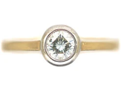 14ct Gold & Diamond Solitaire Ring