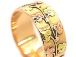 18ct Three Colour Gold Ring By Deakin & Frances -Antique Jewellery Company 586e66c0 dsc02926 scaled 1