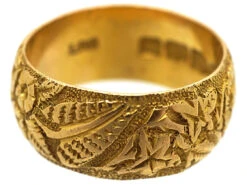 Victorian 18ct Gold Wedding Band 9 Victorian 18ct Gold Wedding Band -Antique Jewellery Company 58ccce27 dsc05770