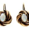 Opal Knot Earrings