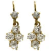 Victorian Diamond 18ct Gold Drop Earrings -Antique Jewellery Company 5a5