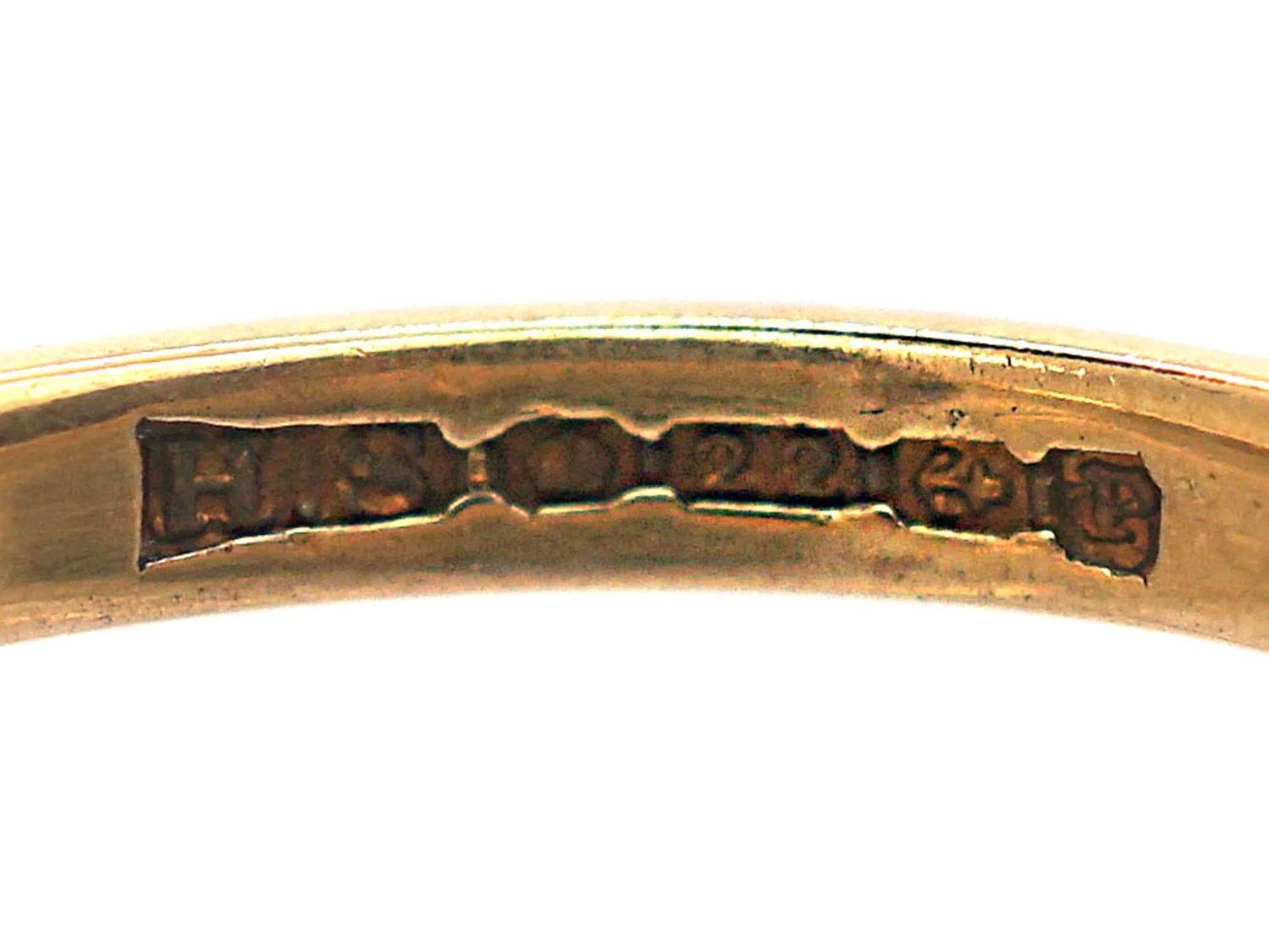 Retro 22ct Gold Wedding Ring 6 Retro 22ct Gold Wedding Ring - Image 4