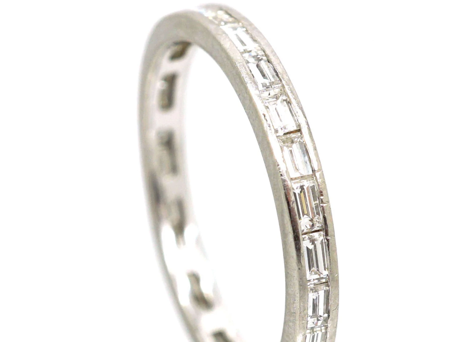 18ct White Gold Baguette Diamond Eternity Ring 4 18ct White Gold Baguette Diamond Eternity Ring - Image 2