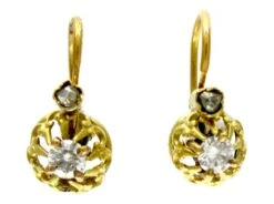 Diamond 18ct Gold Earrings