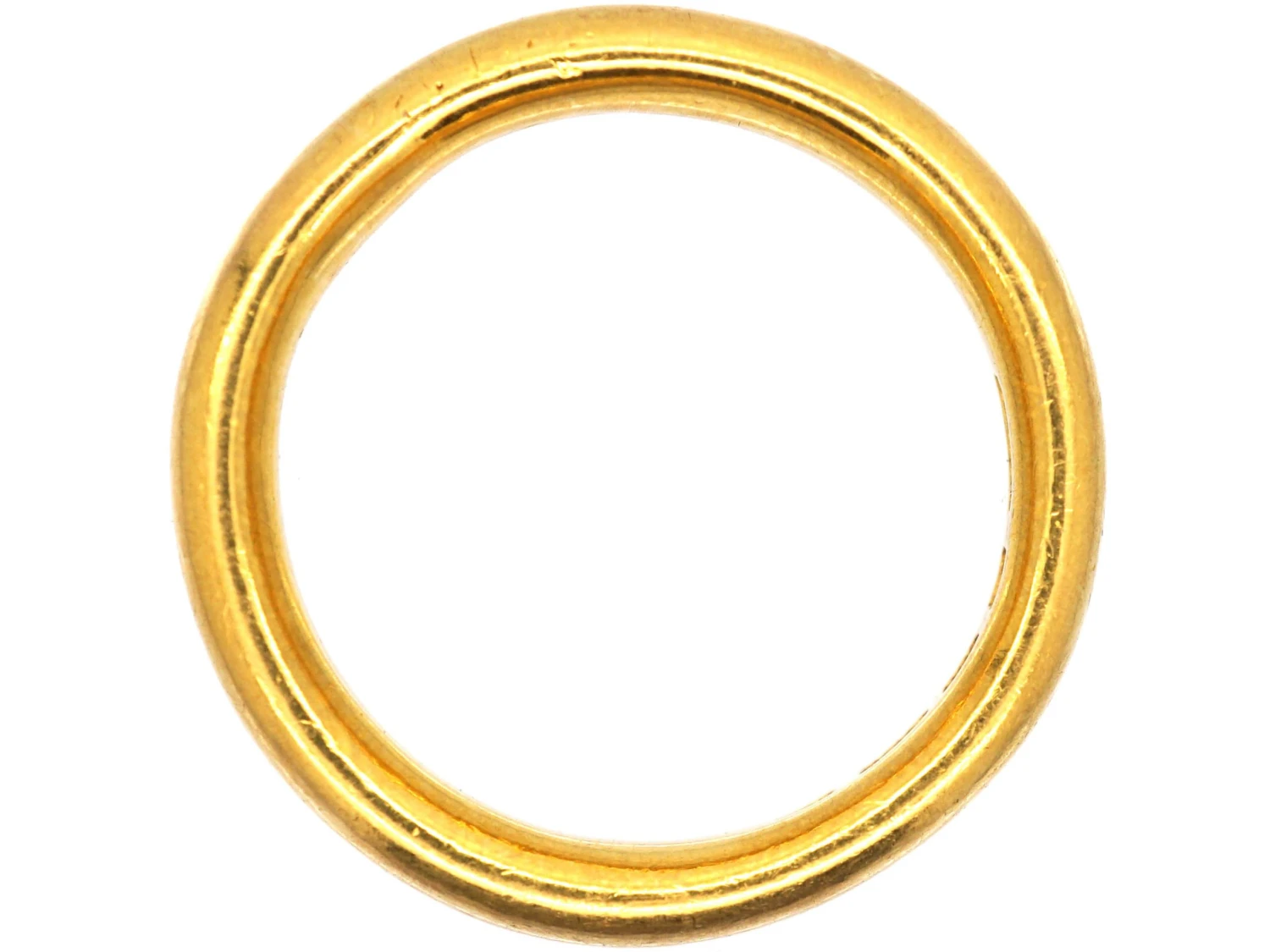 22ct Gold Wide Wedding Ring Assayed In 1925 5 22ct Gold Wide Wedding Ring Assayed In 1925 - Image 3