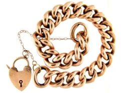 9ct Gold Curb Link Bracelet 9 9ct Gold Curb Link Bracelet -Antique Jewellery Company 5c1 1024x768 1