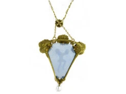 French 18ct Gold Pâte De Verre Art Nouveau Pendant 8 French 18ct Gold Pâte De Verre Art Nouveau Pendant -Antique Jewellery Company 5c1263593106 117
