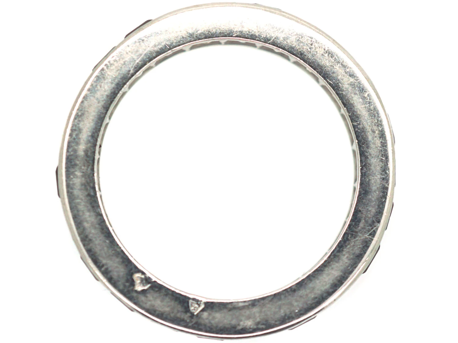 Art Deco French Platinum & Ruby Eternity Ring 6 Art Deco French Platinum & Ruby Eternity Ring - Image 4