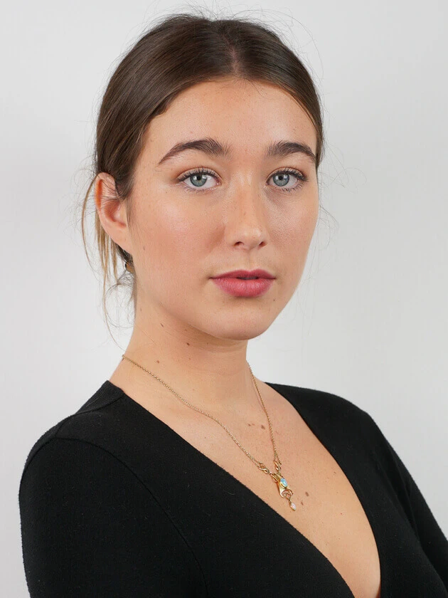 Art Nouveau 15ct Gold Necklace Set With Opals By Murrle Bennett & Co 6 Art Nouveau 15ct Gold Necklace Set With Opals By Murrle Bennett & Co - Image 4