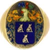 Large 18ct Gold & Enamel Signet Ring With Crest 1 Large 18ct Gold & Enamel Signet Ring With Crest -Antique Jewellery Company 5d9898fb dsc01987