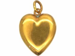 Edwardian 18ct Gold Heart Shaped Pendant -Antique Jewellery Company 5e8970b8 dsc03688 scaled 1