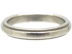 Platinum Wedding Band By Tiffany 11 Platinum Wedding Band By Tiffany -Antique Jewellery Company 61652234 dsc09987 scaled 1