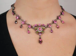 Edwardian Silver & Paste Necklace In Original Case -Antique Jewellery Company 6201f3fa nsf05268