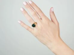 Edwardian 18ct Gold Signet Ring Set With A Plain Bloodstone 11 Edwardian 18ct Gold Signet Ring Set With A Plain Bloodstone -Antique Jewellery Company 62ce4fd8 nsf09697 scaled 1