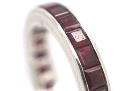 Art Deco French Platinum & Ruby Eternity Ring 9 Art Deco French Platinum & Ruby Eternity Ring -Antique Jewellery Company 6391d9e0 dsc08541 scaled 1
