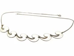 Silver & White Enamel Necklace By Albert TScharning 6 Silver & White Enamel Necklace By Albert TScharning -Antique Jewellery Company 63db19e0 dsc01205 scaled 1