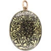Victorian 18ct Gold & Black Enamel Oval Mourning Locket 2 Victorian 18ct Gold & Black Enamel Oval Mourning Locket -Antique Jewellery Company 63db445f dsc00179