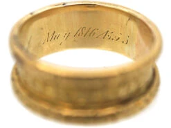 Georgian Wide 18ct Gold Memorial Ring 10 Georgian Wide 18ct Gold Memorial Ring -Antique Jewellery Company 648bb3dd dsc07281 scaled 1